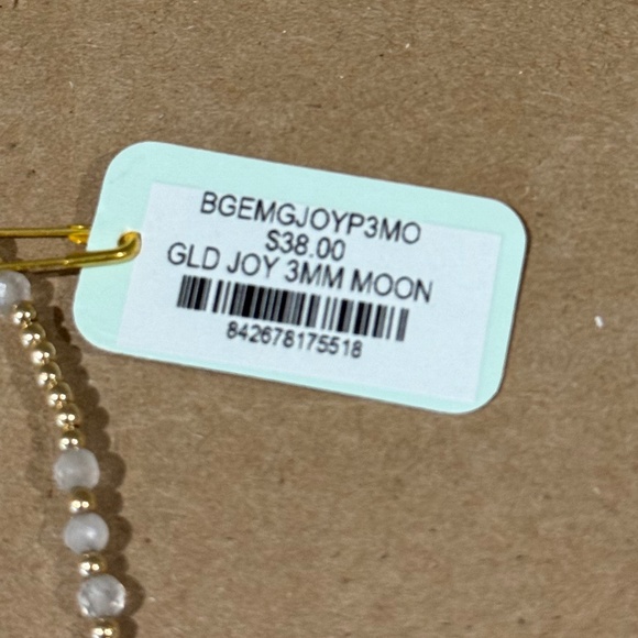 NWT enewton Gold Sincerity Pattern Moonstone 3mm Bracelet 6.25” - Picture 3 of 4